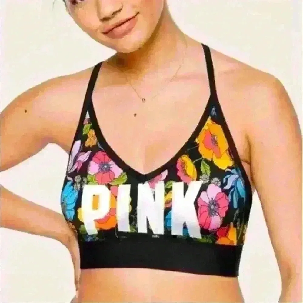 PINK Victorias Secret Active Ultimate Lightly Lined Sports Bra - Picture 2 of 5